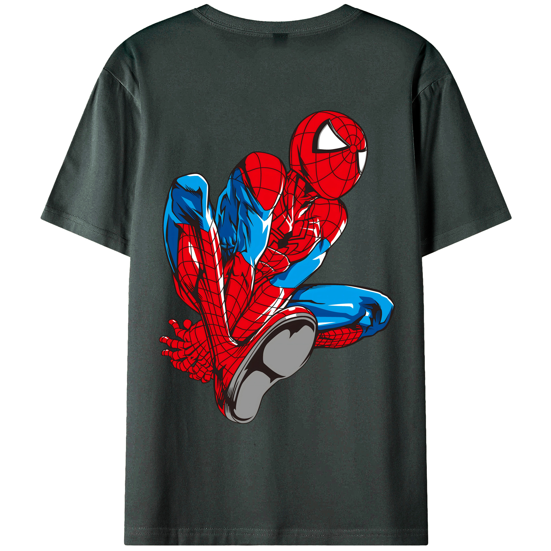 （画像用） アベンジャーズ The Avengers 綿100％ メンズ半袖Tシャツ（バックプリント） 通気性